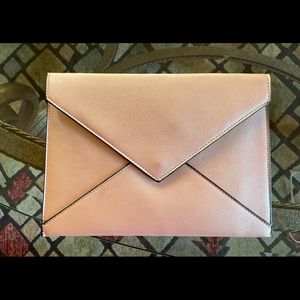 New Lulu Dharma Vegan Leather pearl envelop clutch. SOLD OUT!